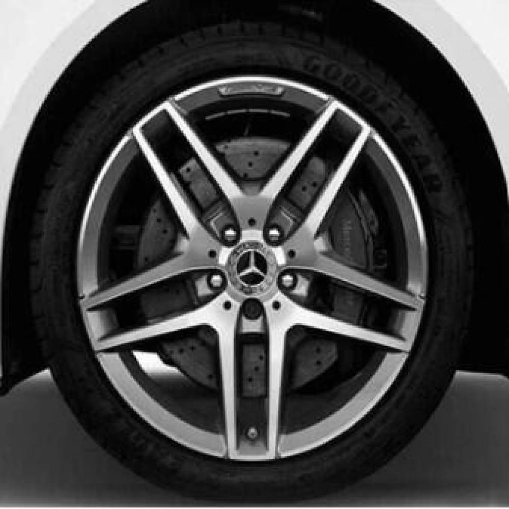 Set 4 capace pentru jante aliaj, 68mm, emblema Mercedes
