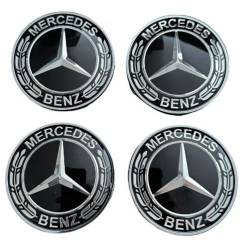 Set 4 capace pentru jante aliaj, 68mm, emblema Mercedes
