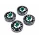 Set 4 capace pentru jante aliaj, 68mm, emblema Skoda