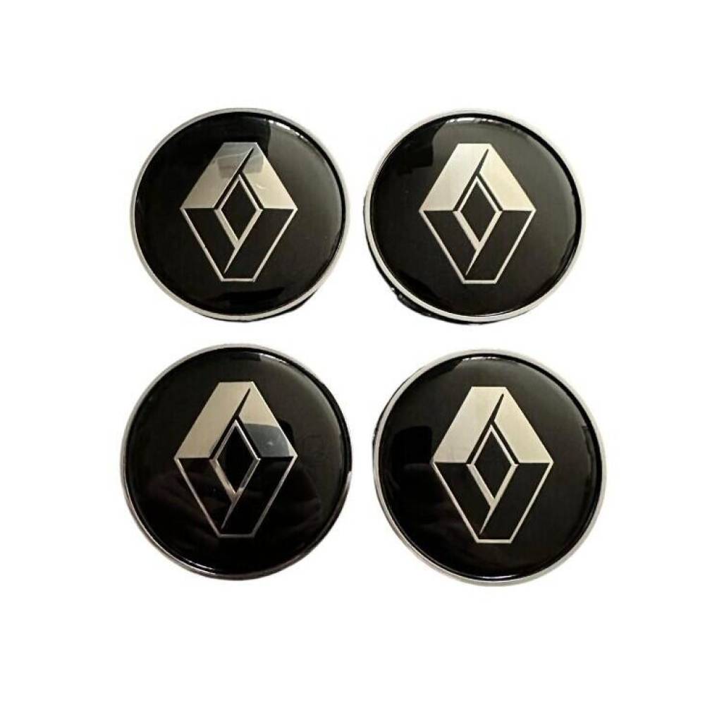 Set 4 capace pentru jante aliaj, 68mm, emblema Renault