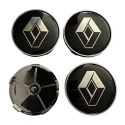 Set 4 capace pentru jante aliaj, 68mm, emblema Renault