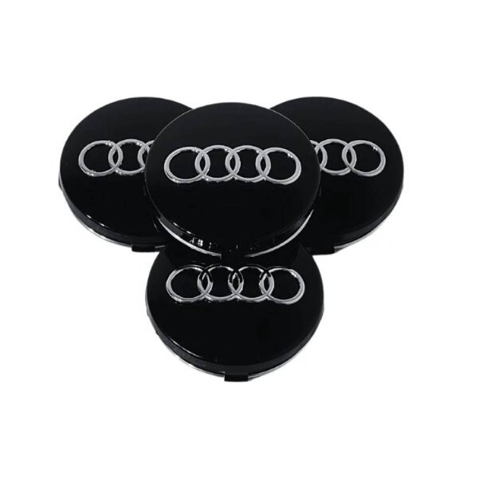 Set 4 capace pentru jante aliaj, 68mm, emblema Audi