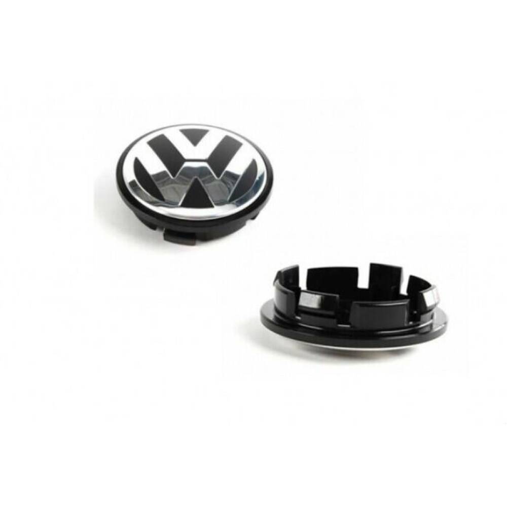 Set 4 capace pentru jante aliaj, 68mm, emblema Volkswagen