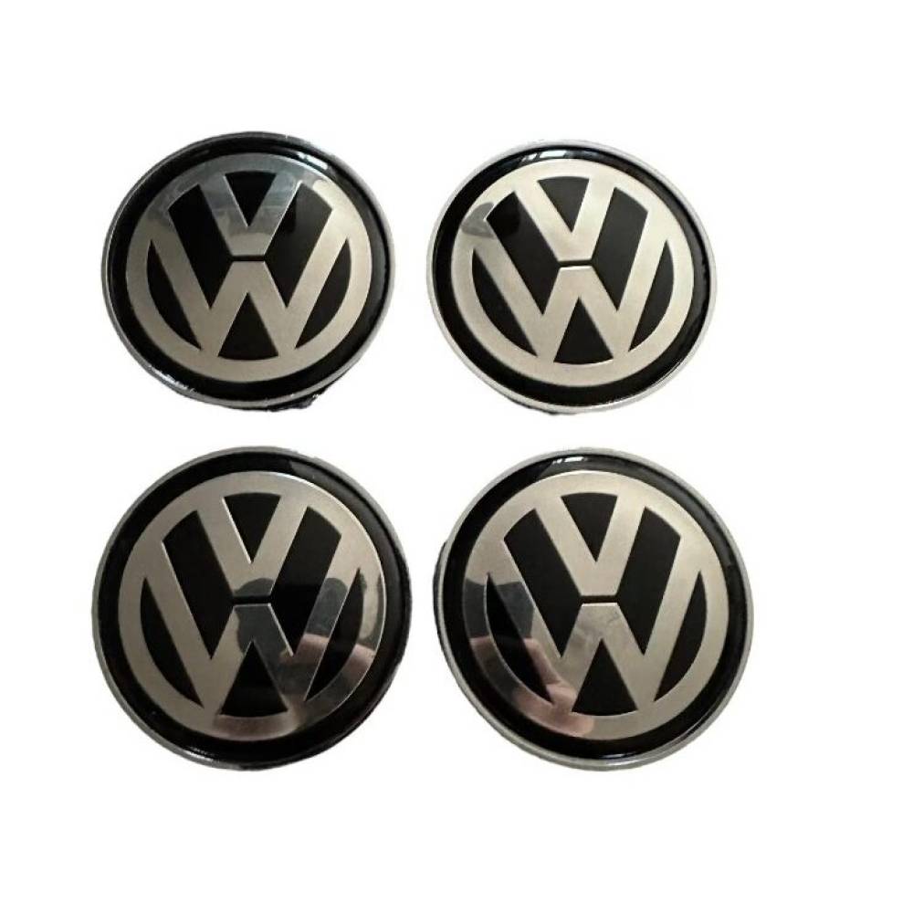 Set 4 capace pentru jante aliaj, 68mm, emblema Volkswagen