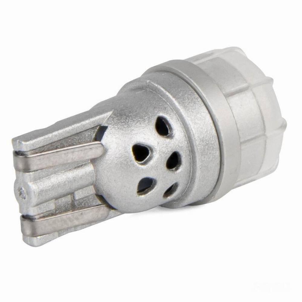 Set 2 becuri aluminiu T10, 3 LED-uri SMD3020, 12-24V, W5W, alb, 360° Pure Light Series, 03725 Amio 