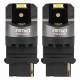 Set 2 becuri semnalizare T25, 2 LED-uri SMD1860, 12-24V, P27WFull CANBUS, 3156 alb, Pro Series, 03597 Amio