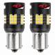 Set 2 becuri semnalizare, 24 LED-uri SMD3020, 12-24V, 1156 BA15S P21W, R10W, R5W, cu ventilator, Canbus, alb, Pro Series 03721 Amio