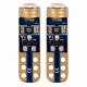 Set 2 becuri T5, 1 LED, SMD3030 12V 0.5W, W1W, rosu, High Power, 03727 Amio