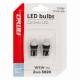 Set 2 becuri T10, 2 LED-uri SMD3020, 12-24V, W5W, alb, 360°Pure Light Series, 03726 Amio 
