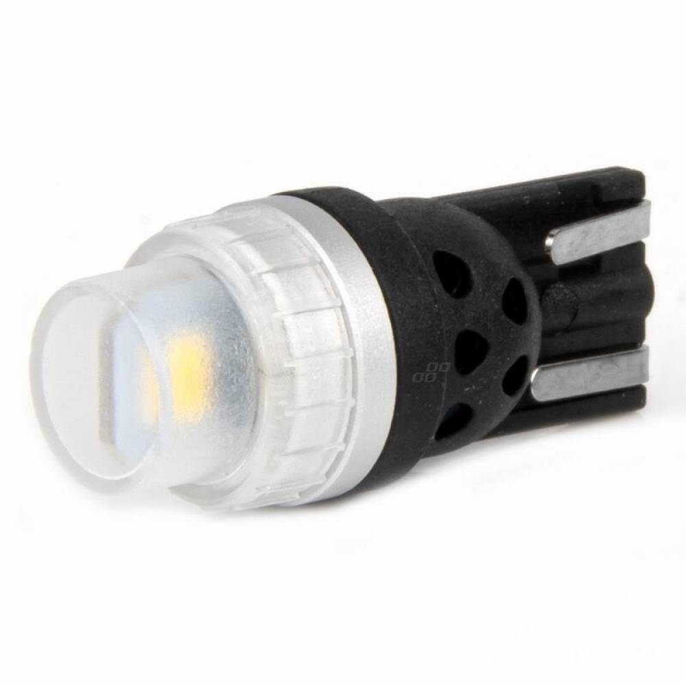 Set 2 becuri T10, 2 LED-uri SMD3020, 12-24V, W5W, alb, 360°Pure Light Series, 03726 Amio 