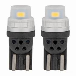 Set 2 becuri T10, 2 LED-uri SMD3020, 12-24V, W5W, alb, 360°Pure Light Series, 03726 Amio 