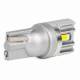 Set 2 becuri aluminiu T10, 2 LED-uri SMD1860, 12-24V, W5W, alb 03719 Amio 