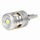 Set 2 becuri aluminiu T10, 6 LED-uri SMD3020 si 1 LED SMD3030, 12-24V, W5W, alb 03718 Amio 