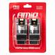Set 2 becuri pozitie, semnalizare, alb T25, 4 LED-uri SMD 3030, 12-24V, P27 CANBUS, Pro Series 03587 Amio