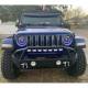 Far universal LED, fi17.8cm, 9-36V, 60W, 5500lm, cu faza lunga, scurta, pozitie alba DRL, semnalizare si modul intermitent RGB craniu, pentru Jeep si moto, Pirate Skull 03695 Amio