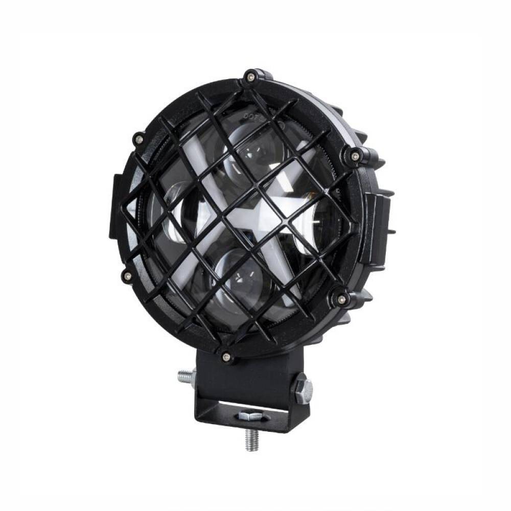 Proiector fi172, LED, 9-36V, 50W, 5500lm, cu faza lunga, faza scurta, pozitie alba DRL NEON, semnalizare, X Type, 03698 Amio 