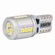 Set 2 becuri T10e, 15 LED-uri SMD2016, 12-24V, W5W, CANBUS, alb 03723 Amio