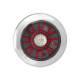 Lampa ceata fi152, 3 functii, LED, cu pozitie si mers inapoi, 12-36V, hamburger, cablu 1m, stanga-dreapta, incastrabila, cu inel cromat, FT-314 LED Fristom