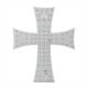 Cruce luminoasa alba camion, 84 LED-uri, 12-24V, prindere cu ventuze, 100U103W 