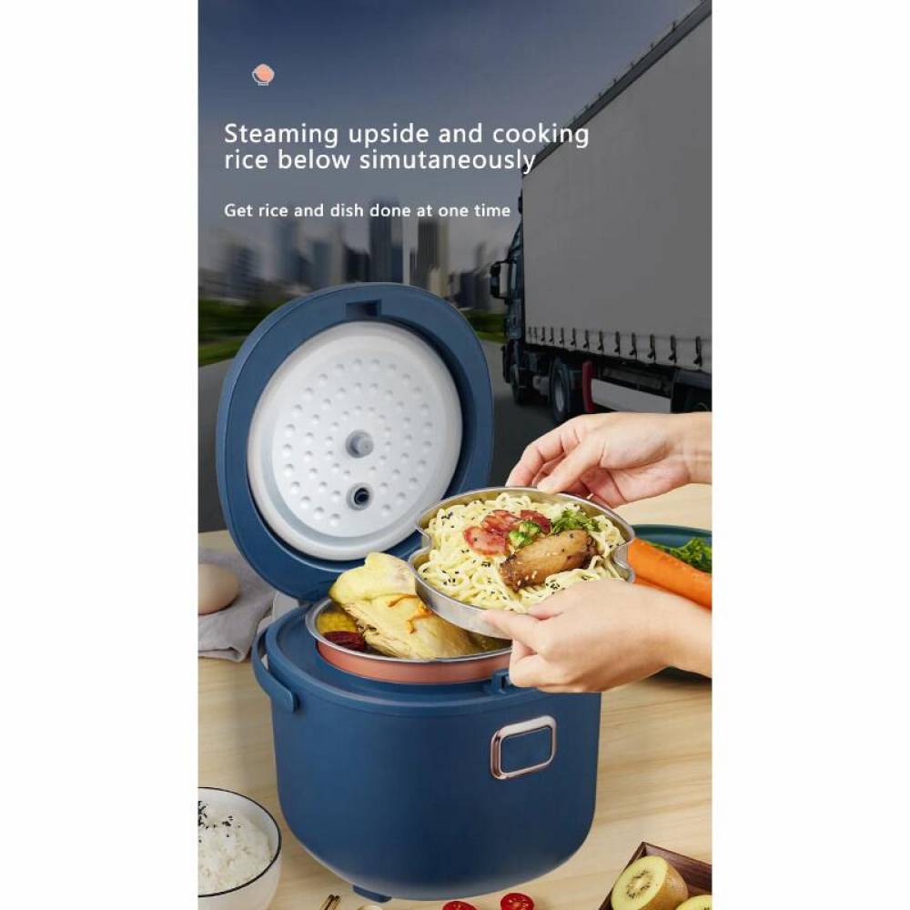 Oala multifunctionala, multicooker pentru camion, camping, 2L, 12-24V, rosu, BAM AKC086 Oala multifunctionala, multicooker pentru camion, camping, 2L, 12-24V, rosu, BAM AKC086