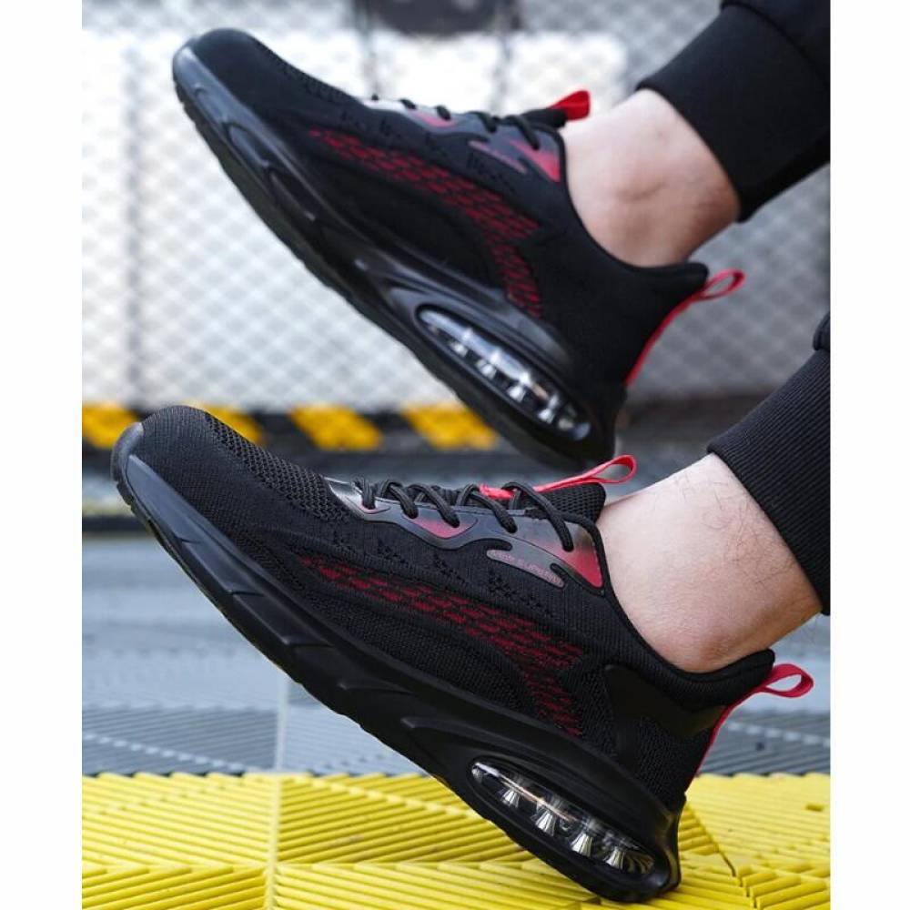 Pantofi de protectie tip pantof sport, extra confortabili, cu bombeu metalic si talpa Airbag, marimea 43, S1 ADR272 Artmas