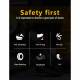 Pantofi de protectie tip pantof sport, extra confortabili, cu bombeu metalic si talpa Airbag, marimea 43, S1 ADR272 Artmas