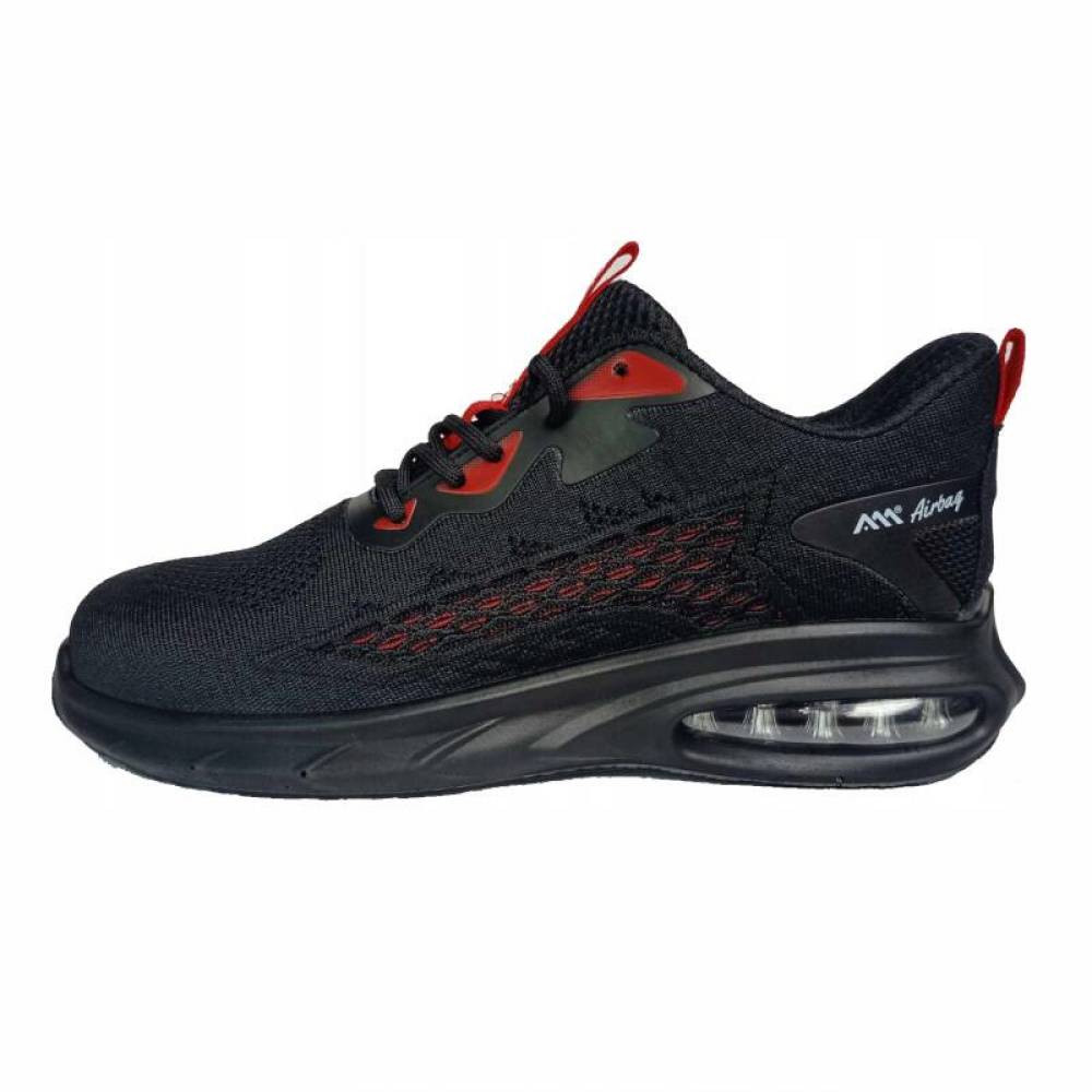 Pantofi de protectie tip pantofi sport, extra confortabili, cu bombeu metalic si talpa Airbag, marimea 42, S1 ADR271 Artmas