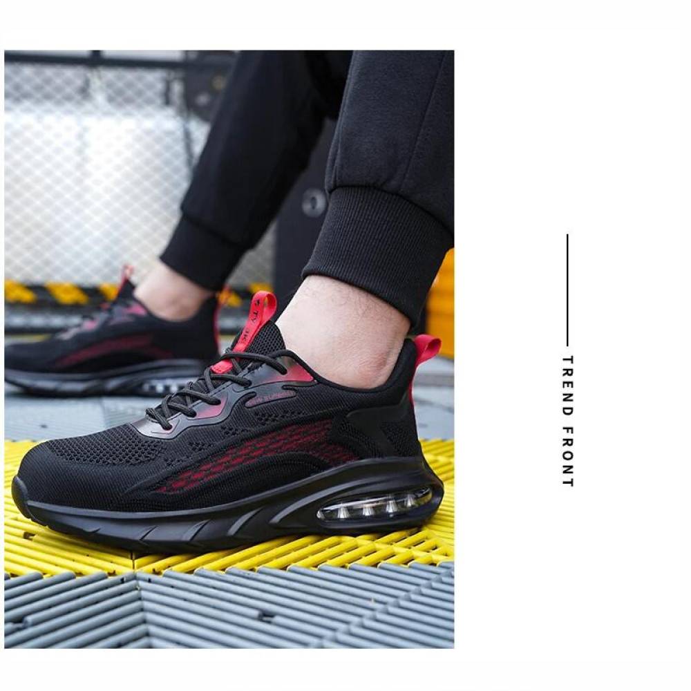 Pantofi de protectie tip pantofi sport, extra confortabili, cu bombeu metalic si talpa Airbag, marimea 42, S1 ADR271 Artmas