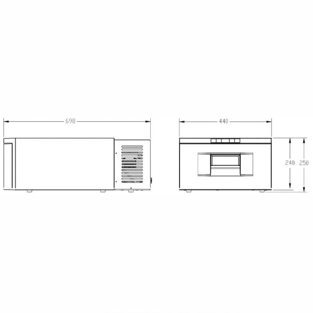 Frigider auto cu compresor 20L, 12V-24V, 60W, -20°C, incorporabil cu sertar, negru, 07077 Alpicool Frigider auto cu compresor 20L, 12V-24V, 60W, -20°C, incorporabil cu sertar, negru, 07077 Alpicool