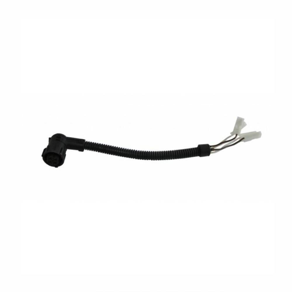 Mufa conector cu 4 pini, mama, DIN 72585, pentru lampi, in L, neagra cu cablu, PRW003 TruckLed
