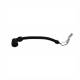 Mufa conector cu 2 pini, mama, pentru lampi, in L, neagra cu cablu, PRW002 TruckLed
