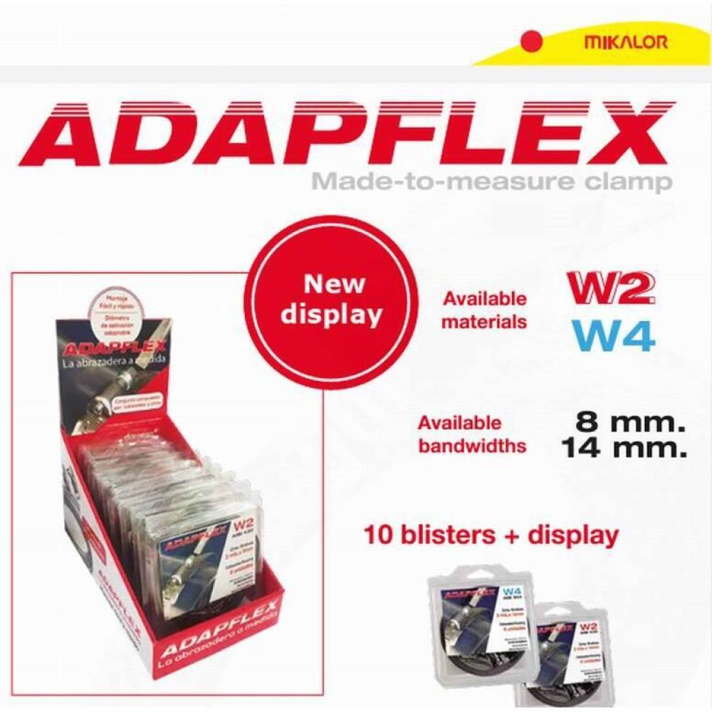 Set 50 cleme pentru colier planetara banda, 14mm W2, cu surub, Adapflex Endless 03035621 Mikalor