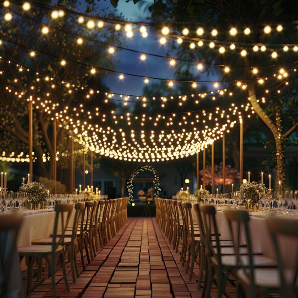 Ghirlanda luminoasa solara, 15 becuri LED, 7.5m, aplicatie bluetooth, G40 11743 Garden of Eden