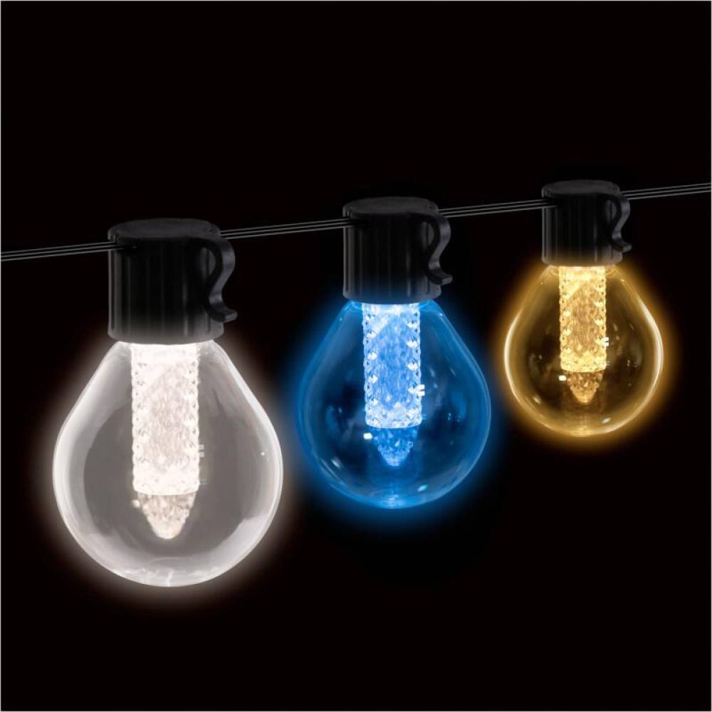 Ghirlanda luminoasa solara, 15 becuri LED, 7.5m, aplicatie bluetooth, G40 11743 Garden of Eden