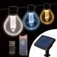 Ghirlanda luminoasa solara, 15 becuri LED, 7.5m, aplicatie bluetooth, G40 11743 Garden of Eden