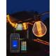 Ghirlanda luminoasa solara, 15 becuri LED, 7.5m, aplicatie bluetooth, G40 11743 Garden of Eden