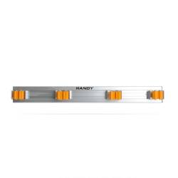 Suport universal ustensile si scule, prindere pe perete, aluminiu si cauciuc, 57148B Handy