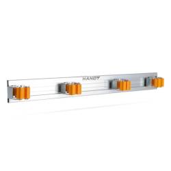 Suport universal ustensile si scule, prindere pe perete, aluminiu si cauciuc, 57148B Handy