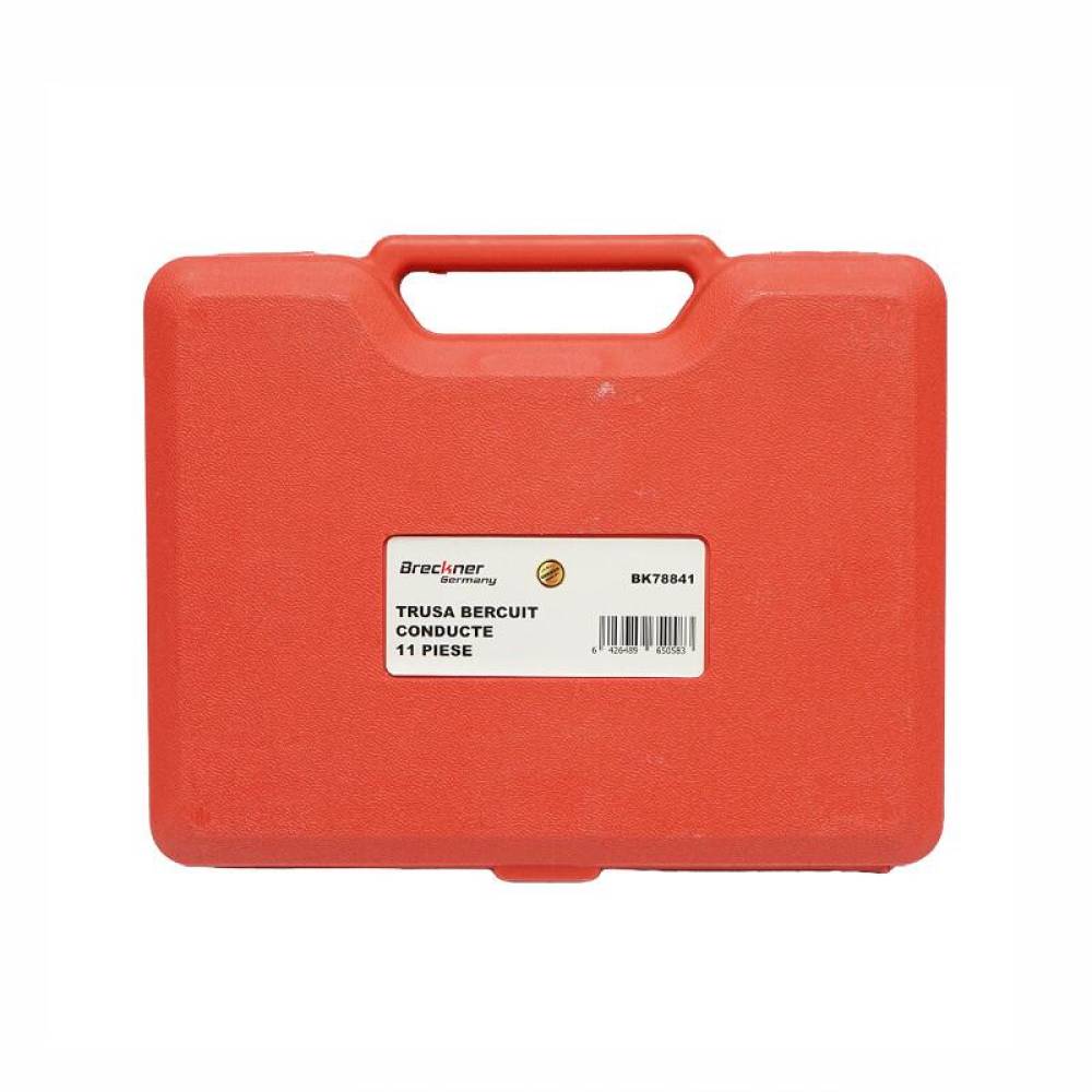 Trusa pentru bercluit conducte de frana sau racire, 11 piese, cu aparat de taiat, BK78841