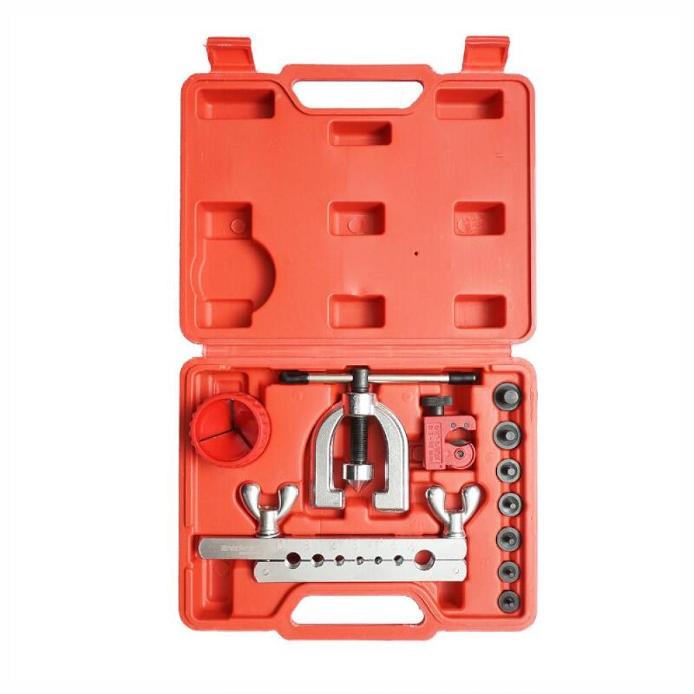 Trusa pentru bercluit conducte de frana sau racire, 11 piese, cu aparat de taiat, BK78841