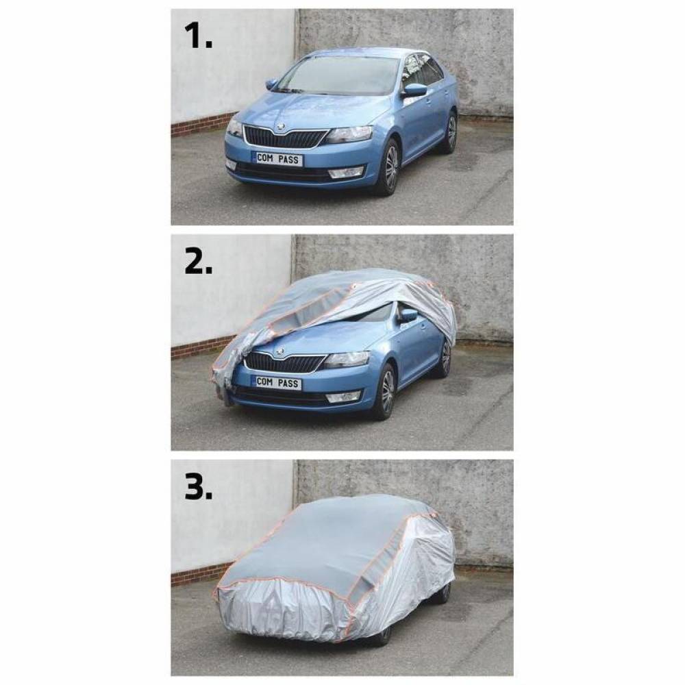 Prelata auto antigrindina XXL 570 x 203 x 119cm, 5mm grosime, 05983 Compass Prelata auto antigrindina XXL 570 x 203 x 119cm, 5mm grosime, 05983 Compass