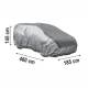 Prelata auto antigrindina CITY SUV 460x185x145cm, 5mm grosime, 05979 Compass