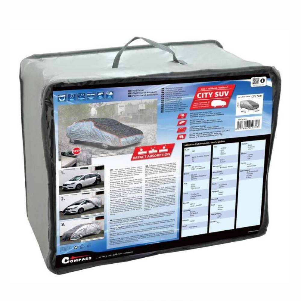 Prelata auto antigrindina CITY SUV 460x185x145cm, 5mm grosime, 05979 Compass