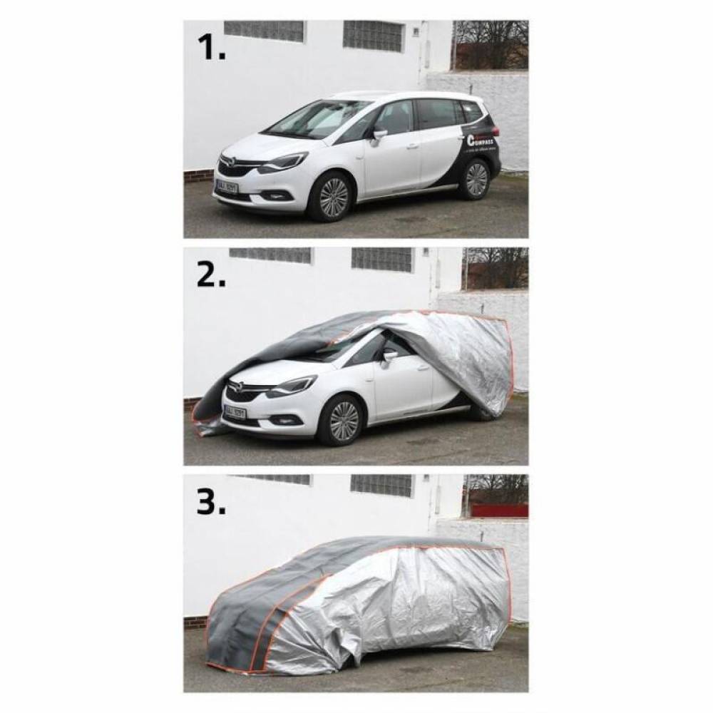 Prelata auto antigrindina CITY SUV 460x185x145cm, 5mm grosime, 05979 Compass