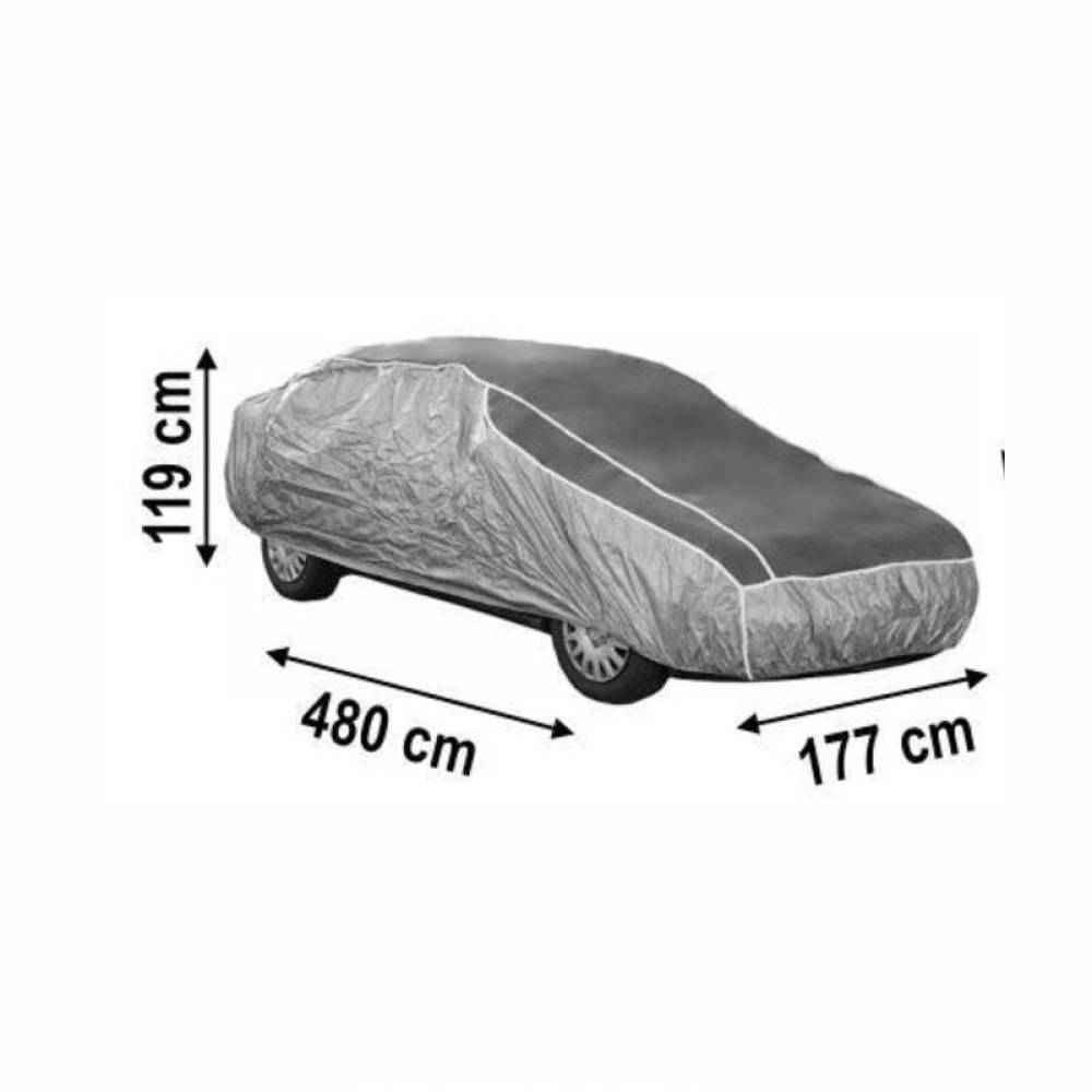 Prelata auto antigrindina L 480 x 177 x 119cm, 5mm grosime, 05981 Compass