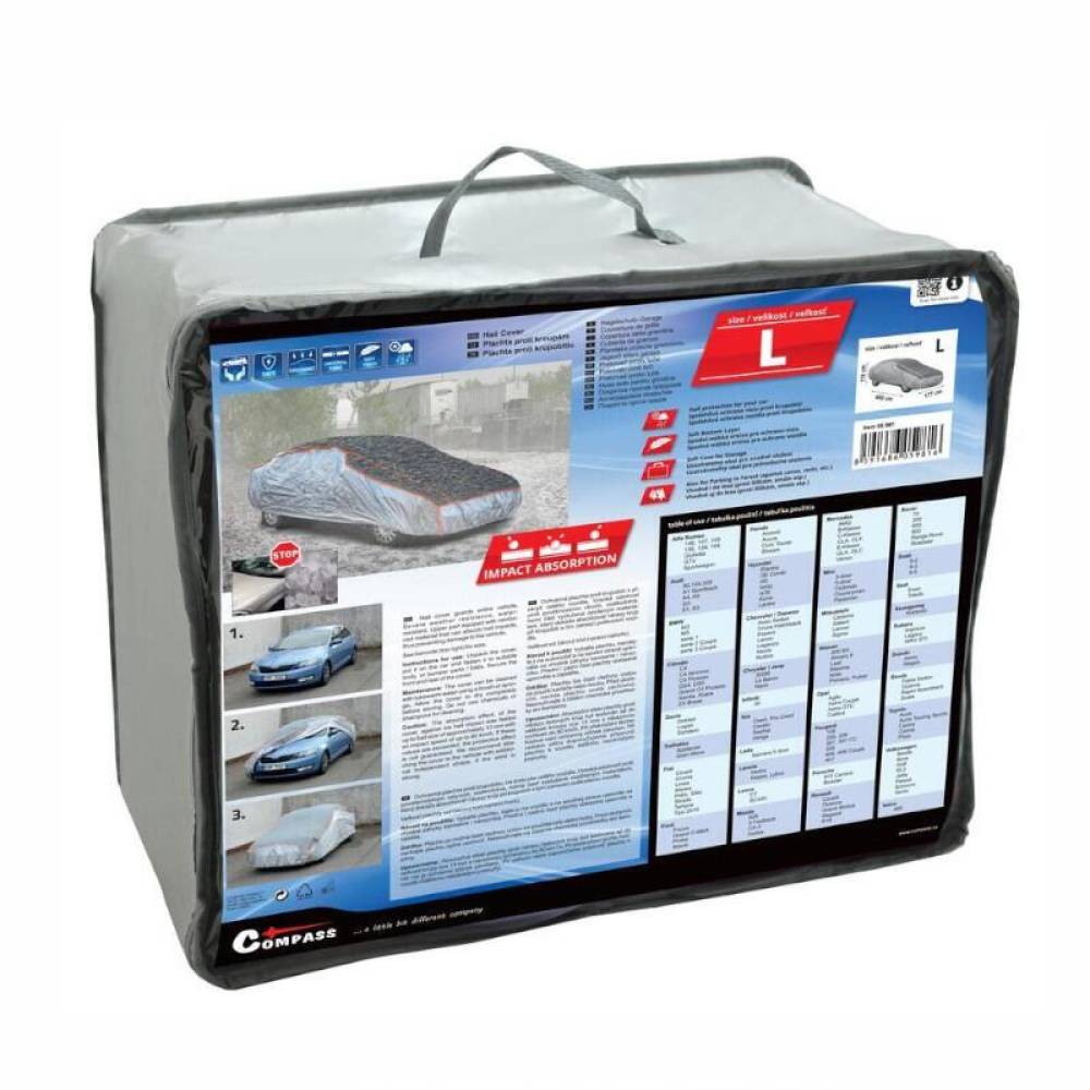 Prelata auto antigrindina L 480 x 177 x 119cm, 5mm grosime, 05981 Compass