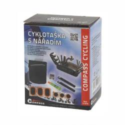 Kit reparatie bicicleta 15 piese, leviere, petice, solutie, briceag mutifunctional, 12076 Compass