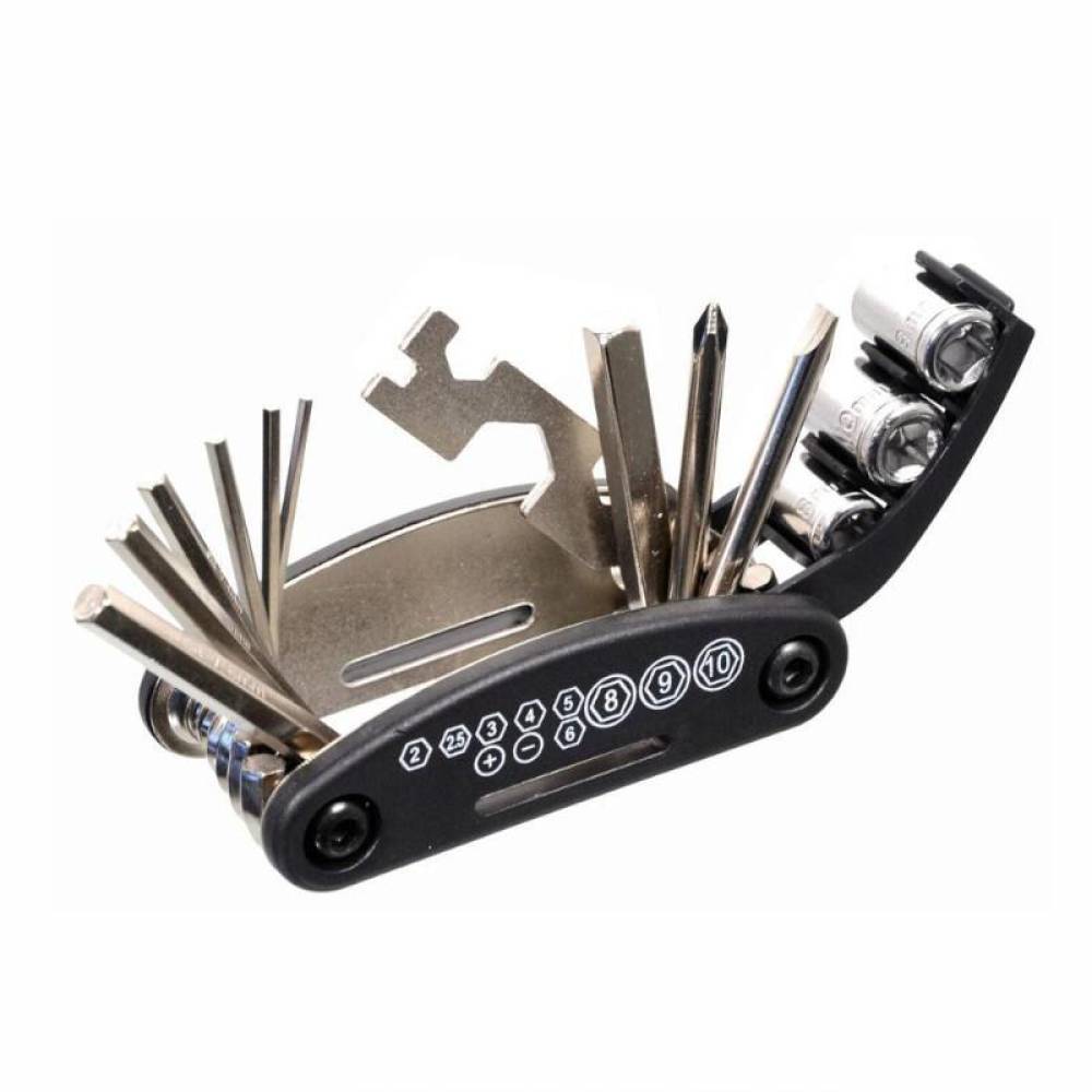 Kit reparatie bicicleta 15 piese, leviere, petice, solutie, briceag mutifunctional, 12076 Compass