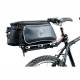Borseta bicicleta, umar, montare pe portbagaj, 10l, 2 in 1, cu 3 buzunare si locas bidon apa, neagra, 12031 Compass