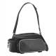 Borseta bicicleta, umar, montare pe portbagaj, 10l, 2 in 1, cu 3 buzunare si locas bidon apa, neagra, 12031 Compass